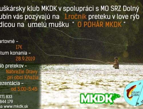 Propozície pretekov „ o pohár predsedu MKDK 2019“  prvý ročník